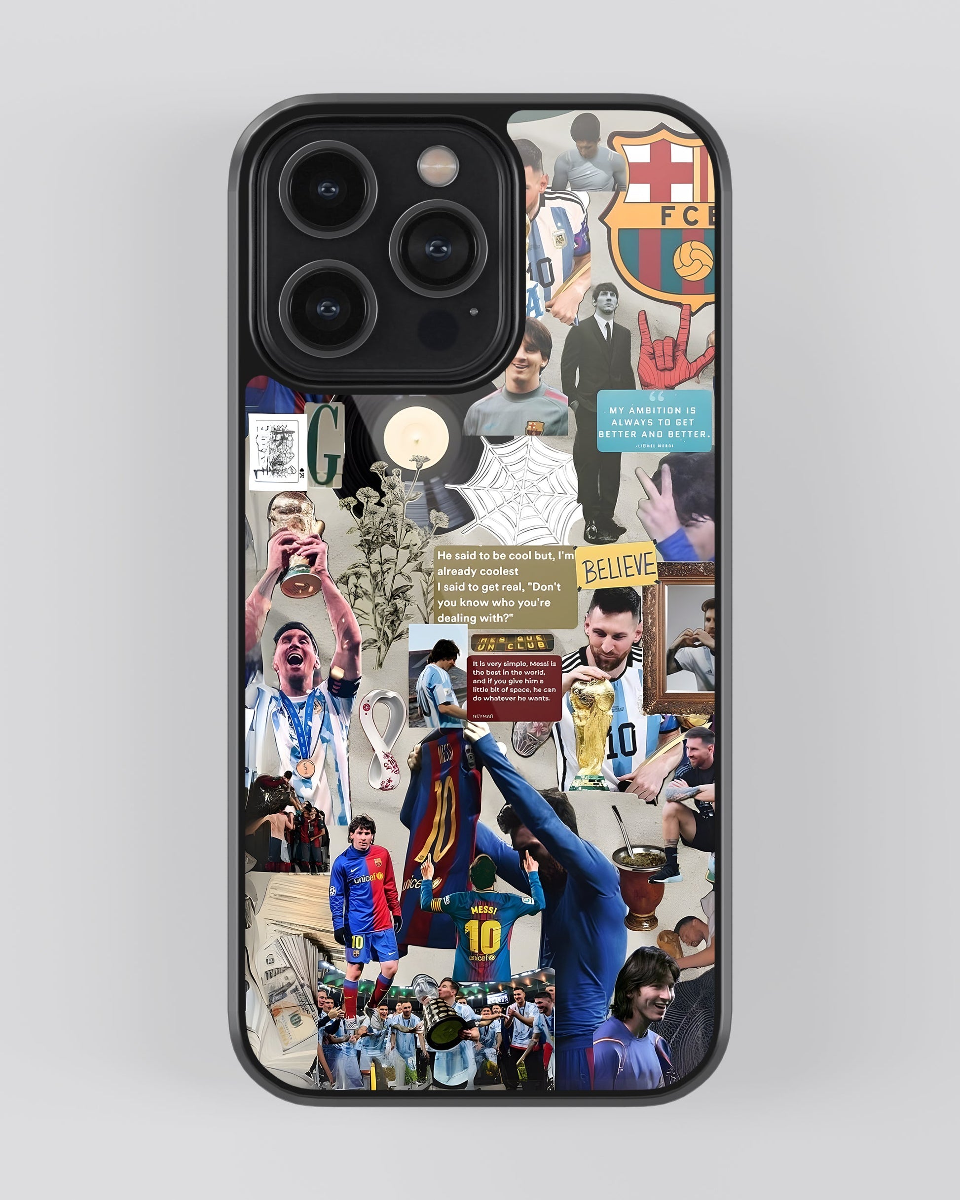 Football Glass Mobile Cover