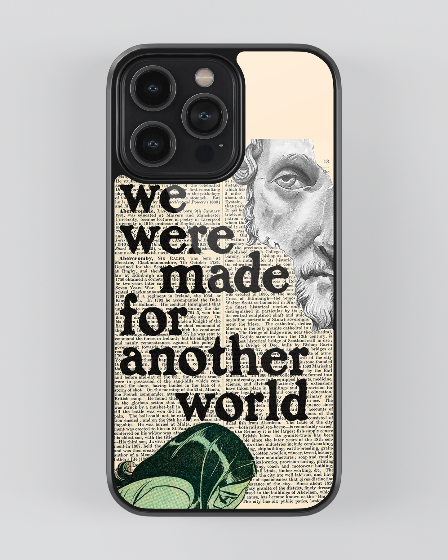 Whispers On Papers Glass Mobile Cover