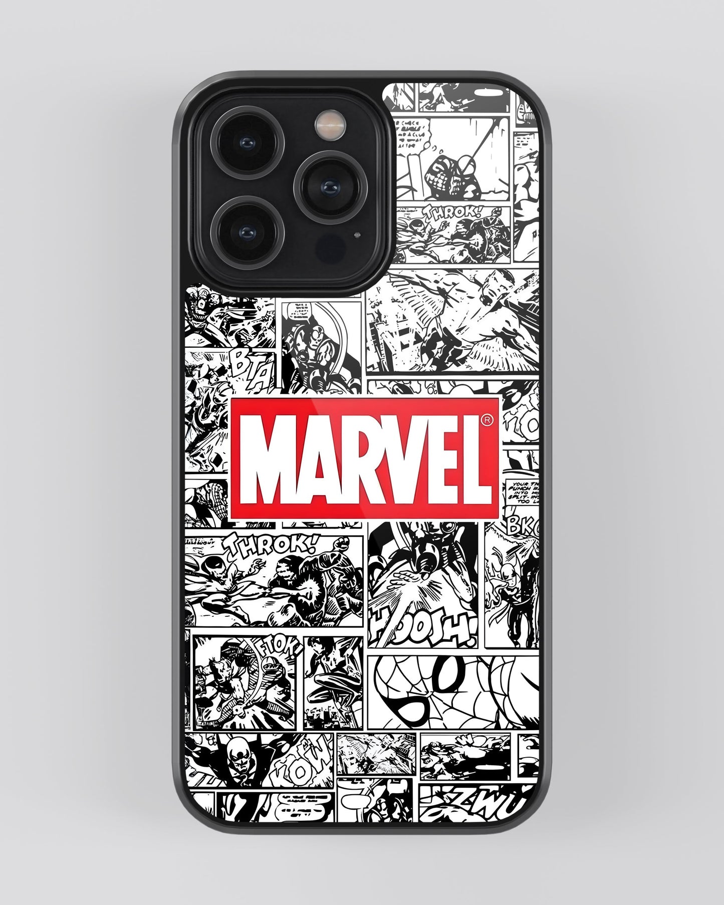 Marvel Glass Mobile Cover