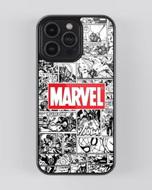 Marvel Glass Mobile Cover