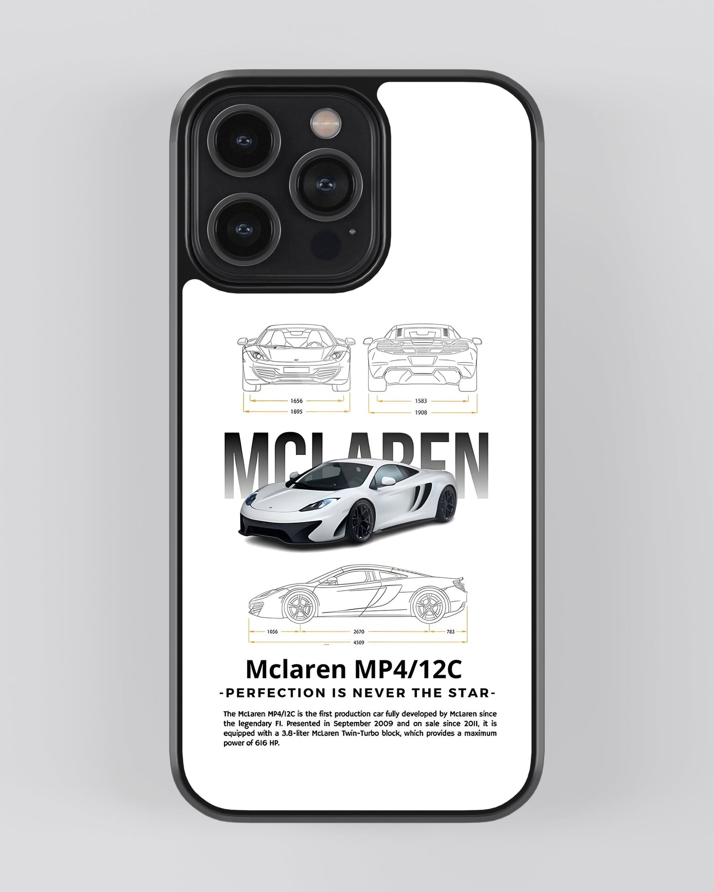 Sports Car Glass Mobile Cover