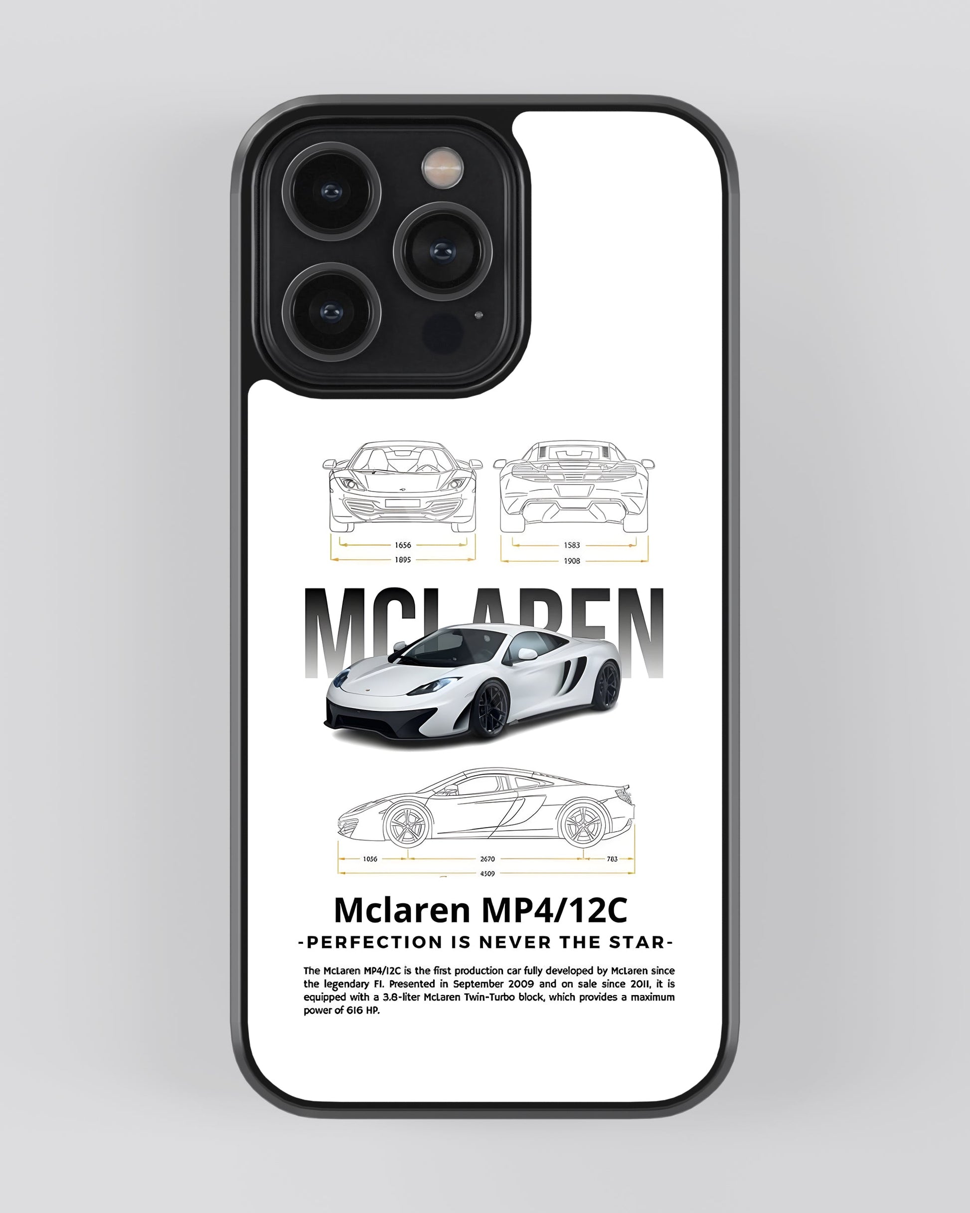 Sports Car Glass Mobile Cover