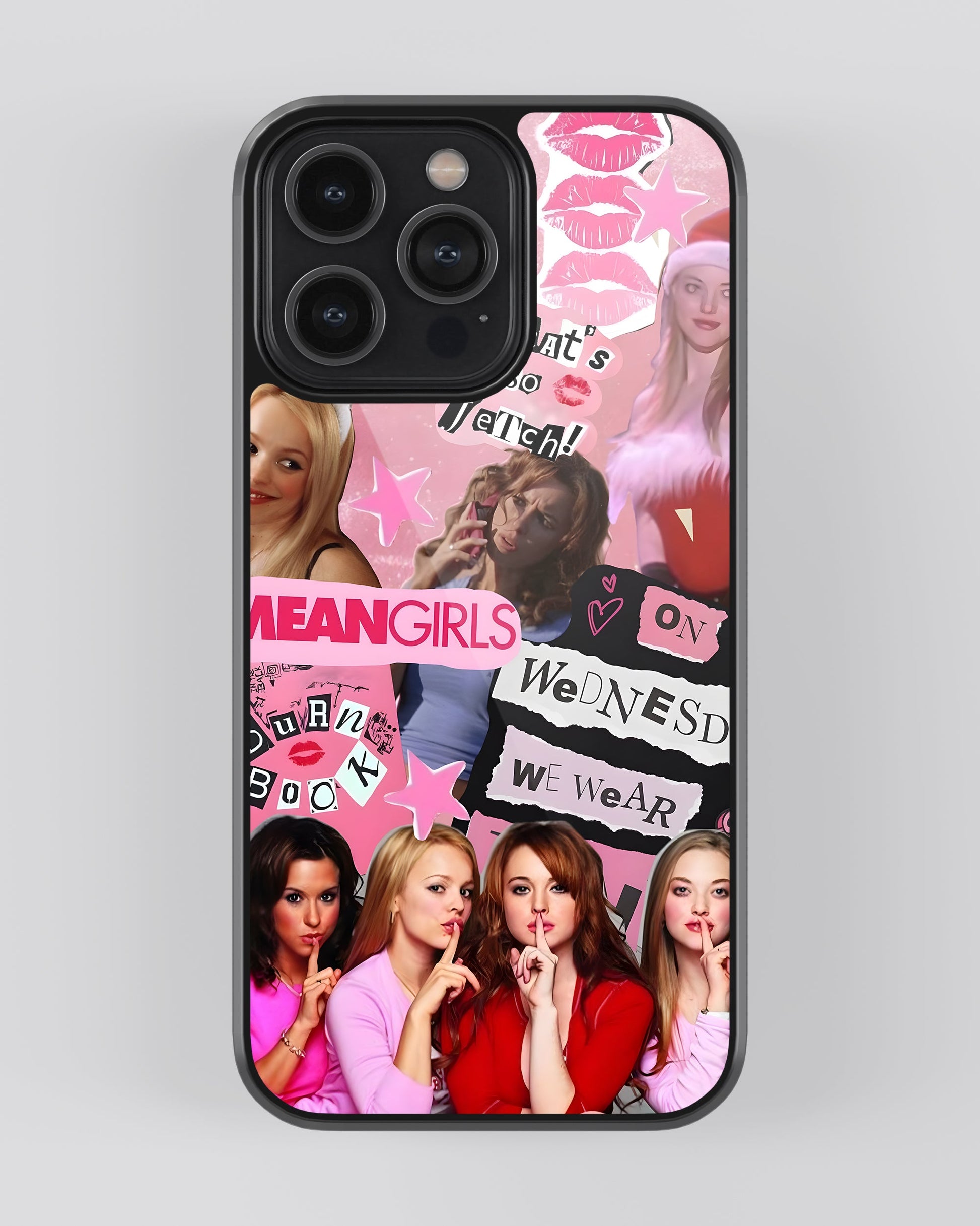 Girls Aesthetic Glass Mobile Cover