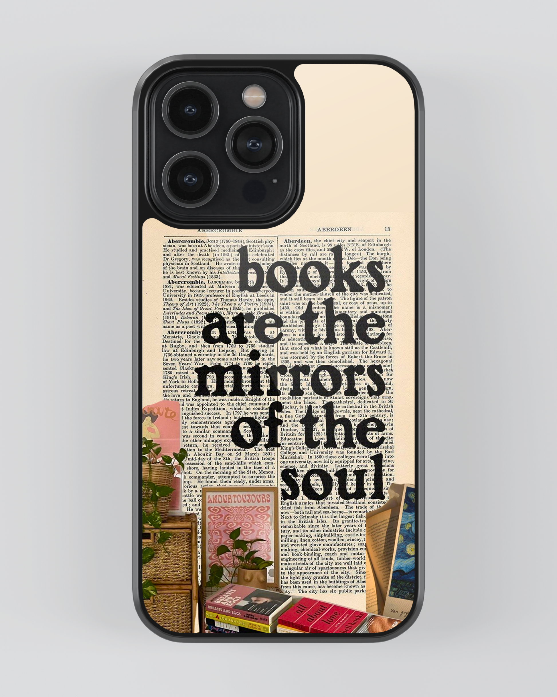 Whispers On Papers Glass Mobile Cover