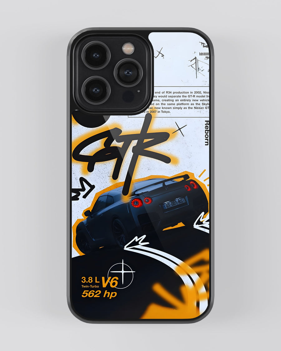 Sports Car Glass Mobile Cover