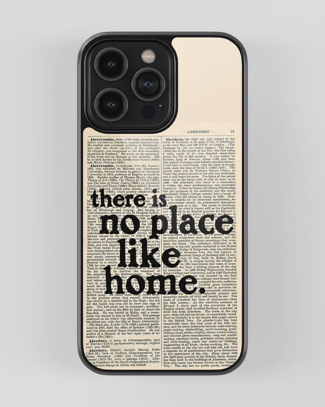 Whispers On Papers Mobile Cover (No Place like Home)