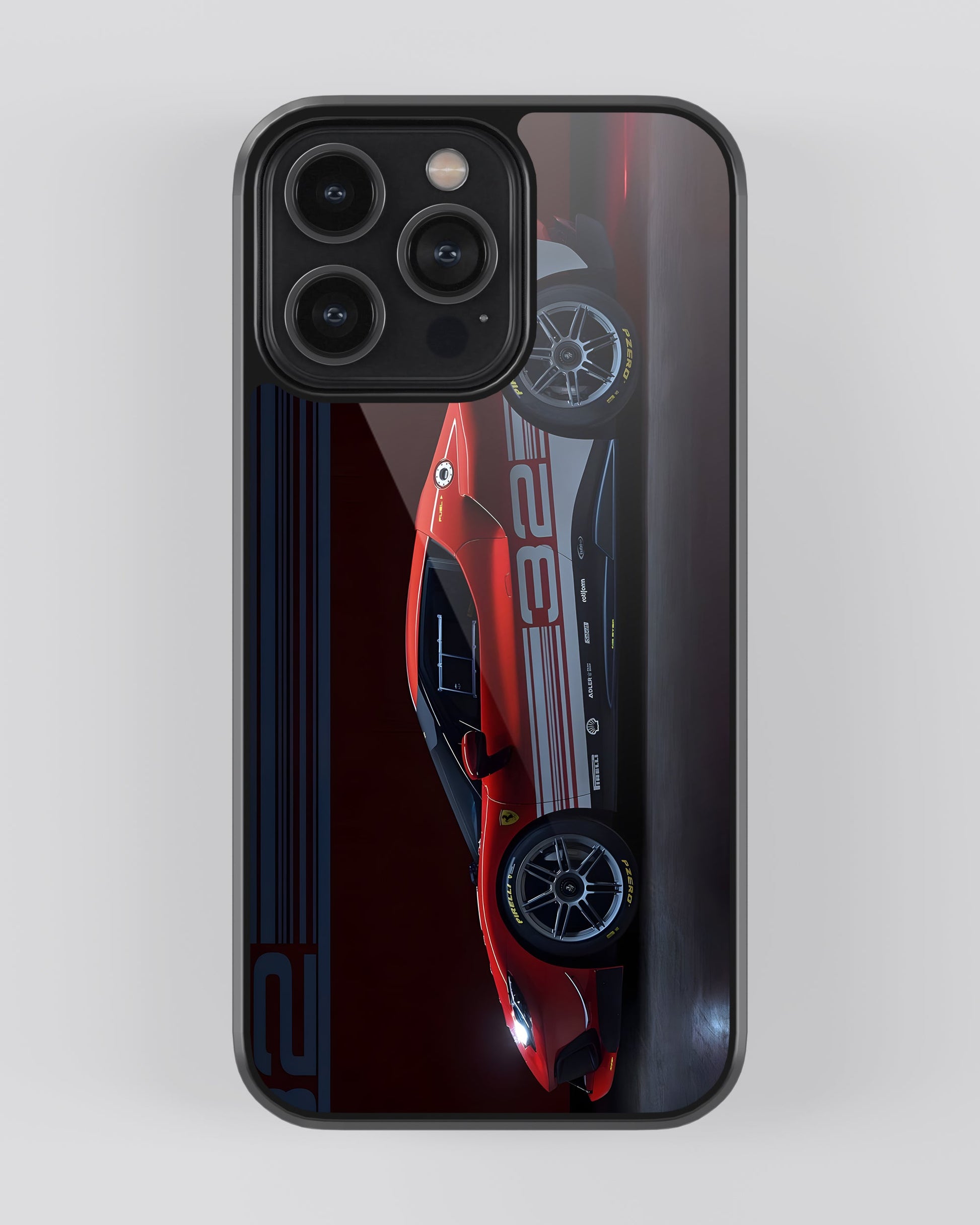 Sports Car Glass Mobile Cover