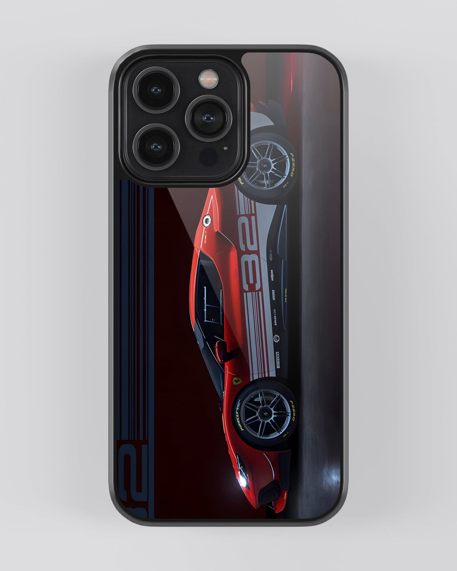 Sports Car Glass Mobile Cover