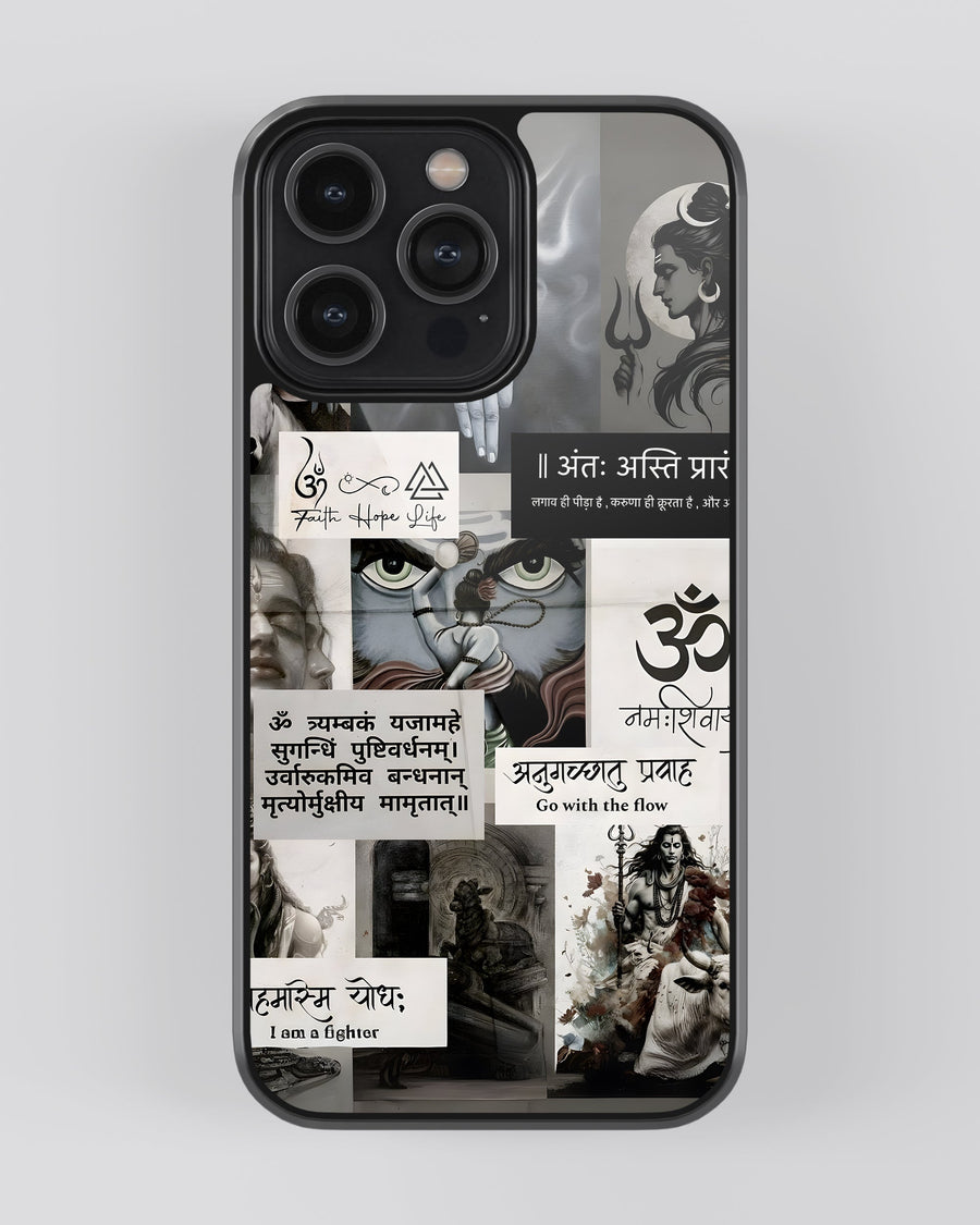 Hindu Gods Glass Mobile Cover