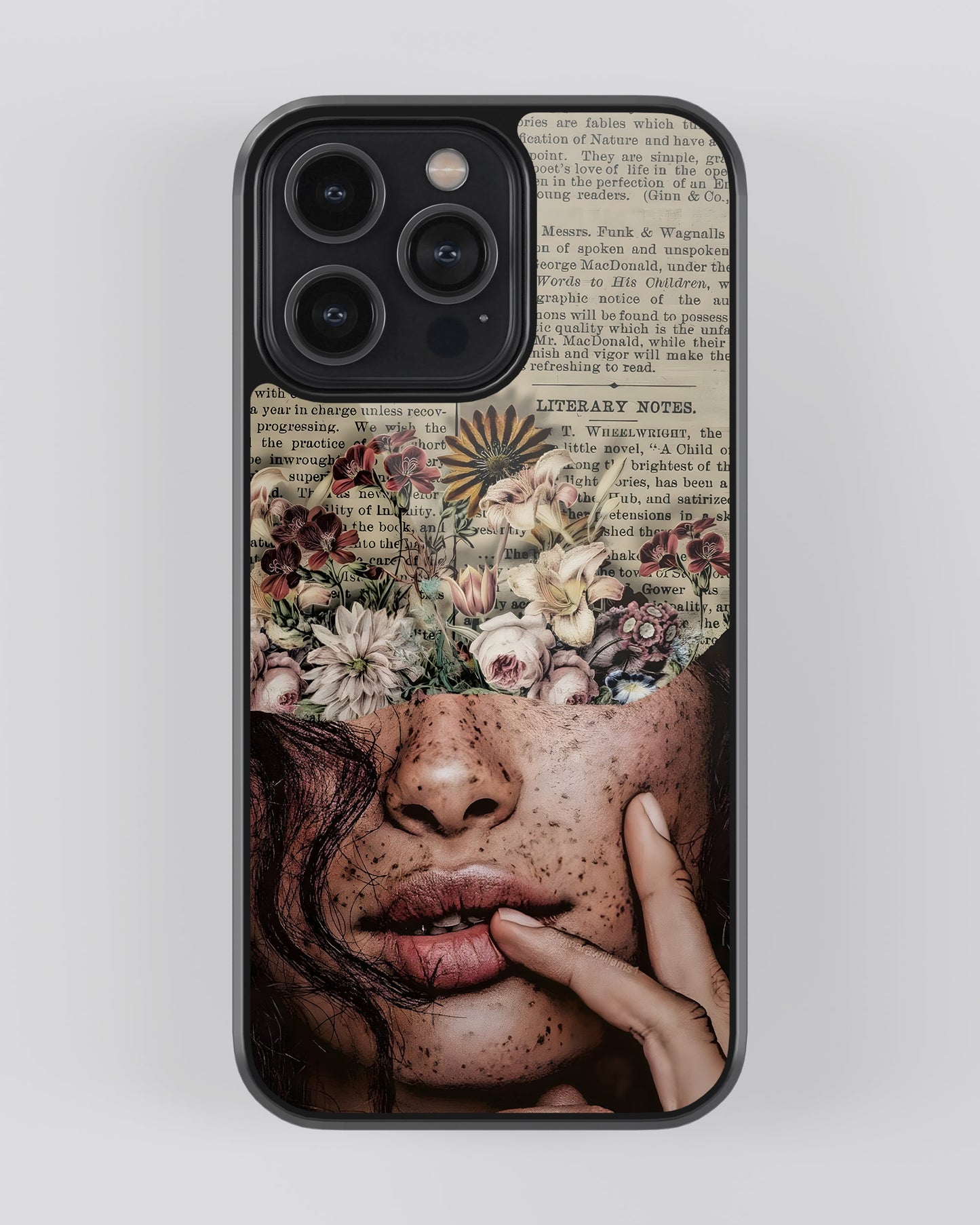 Girls Aesthetic Glass Mobile Cover