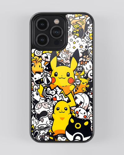 Cartoon Mobile Cover (Pichu Pikachu)