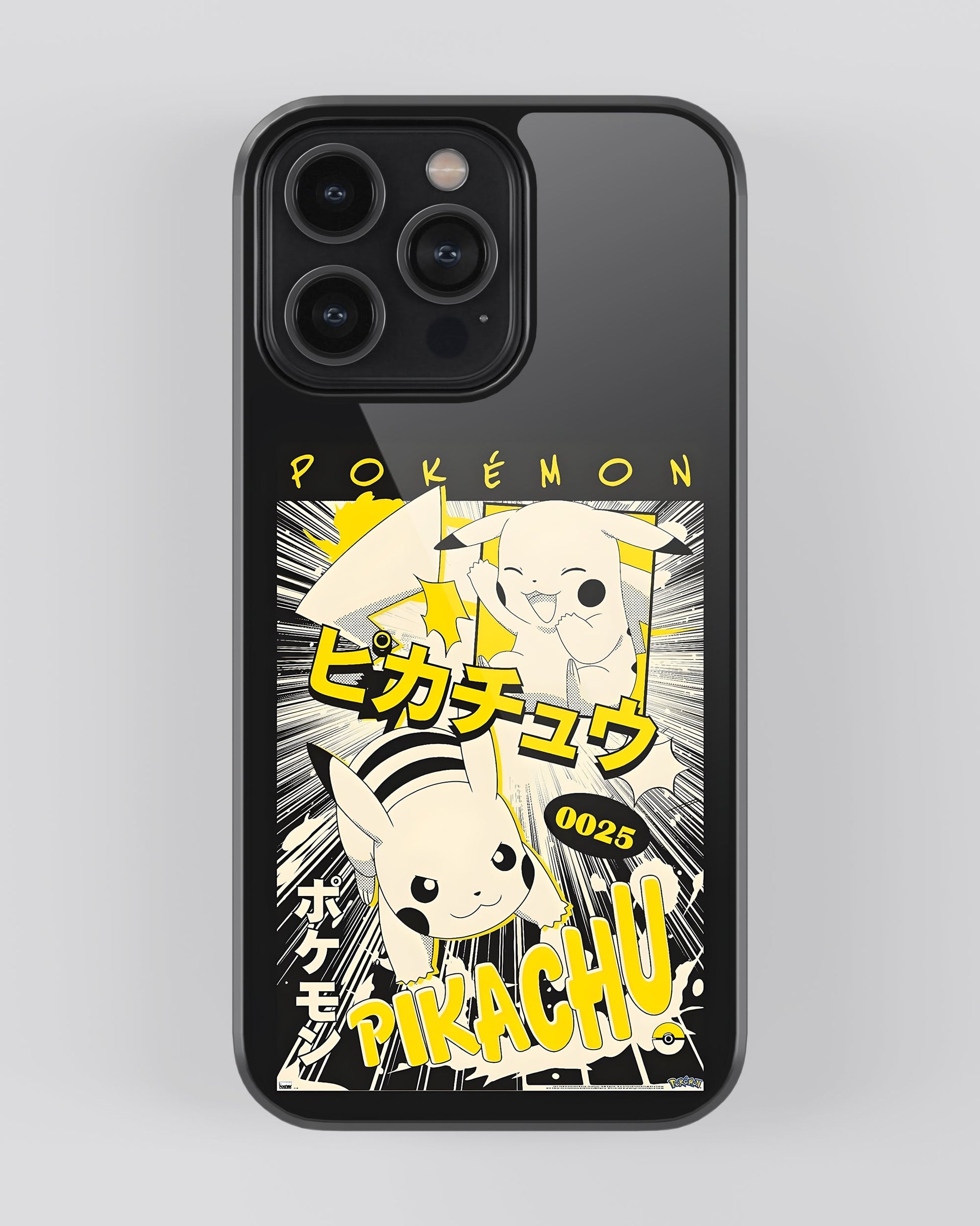 Cartoon Mobile Cover (Pikachu Thunder) - Main Image