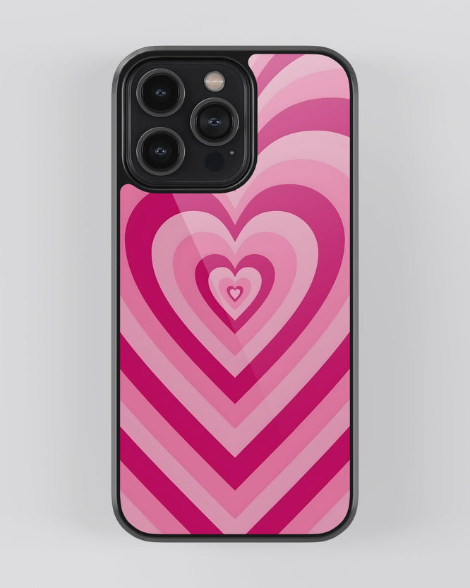 Y2K Mobile Cover (Pink Hearts)