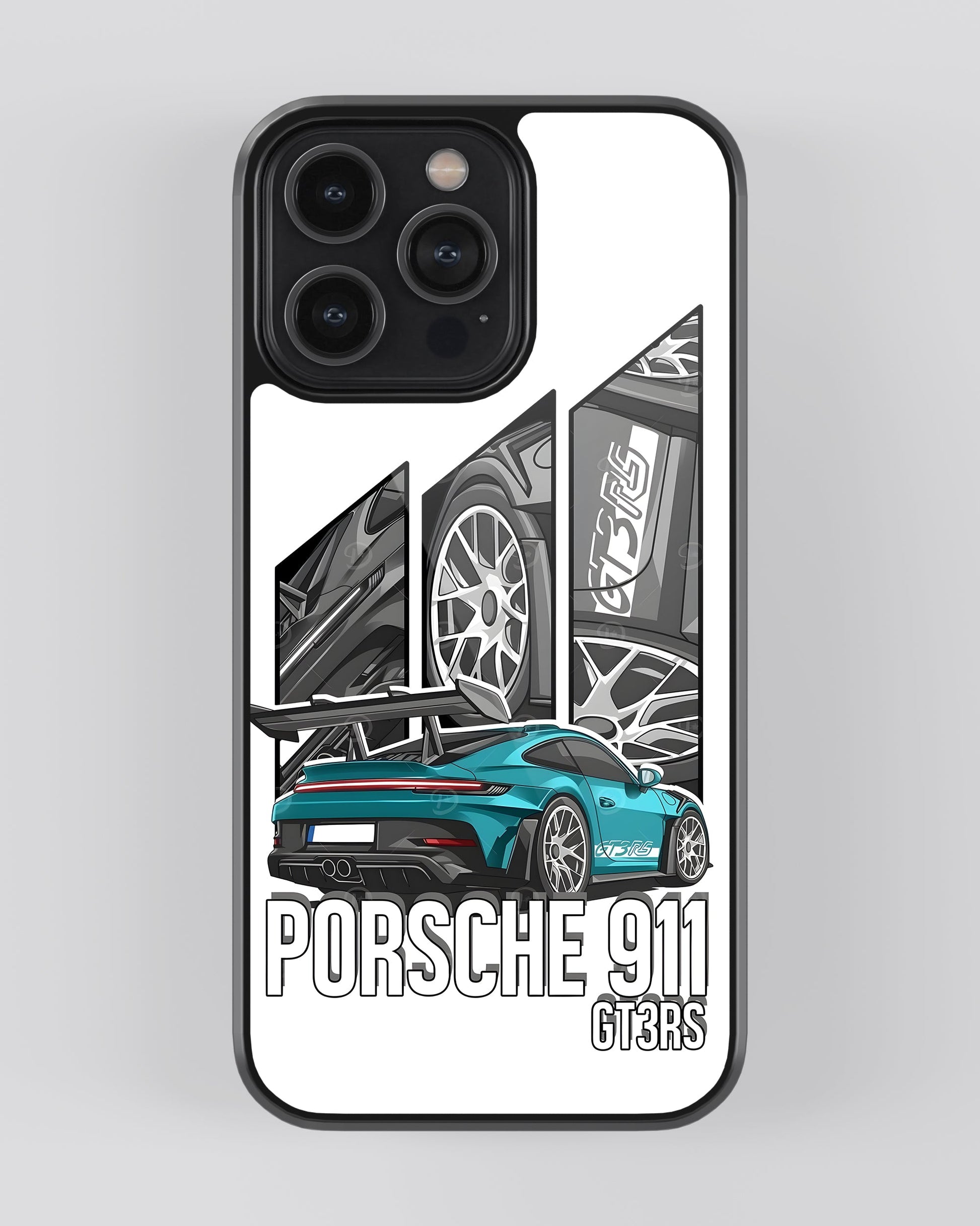 Sports Car Glass Mobile Cover