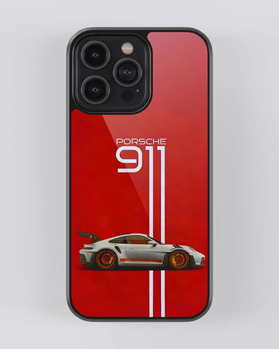 Sports Car Mobile Cover (Porsche 911 Red)