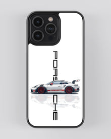 Sports Car Glass Mobile Cover