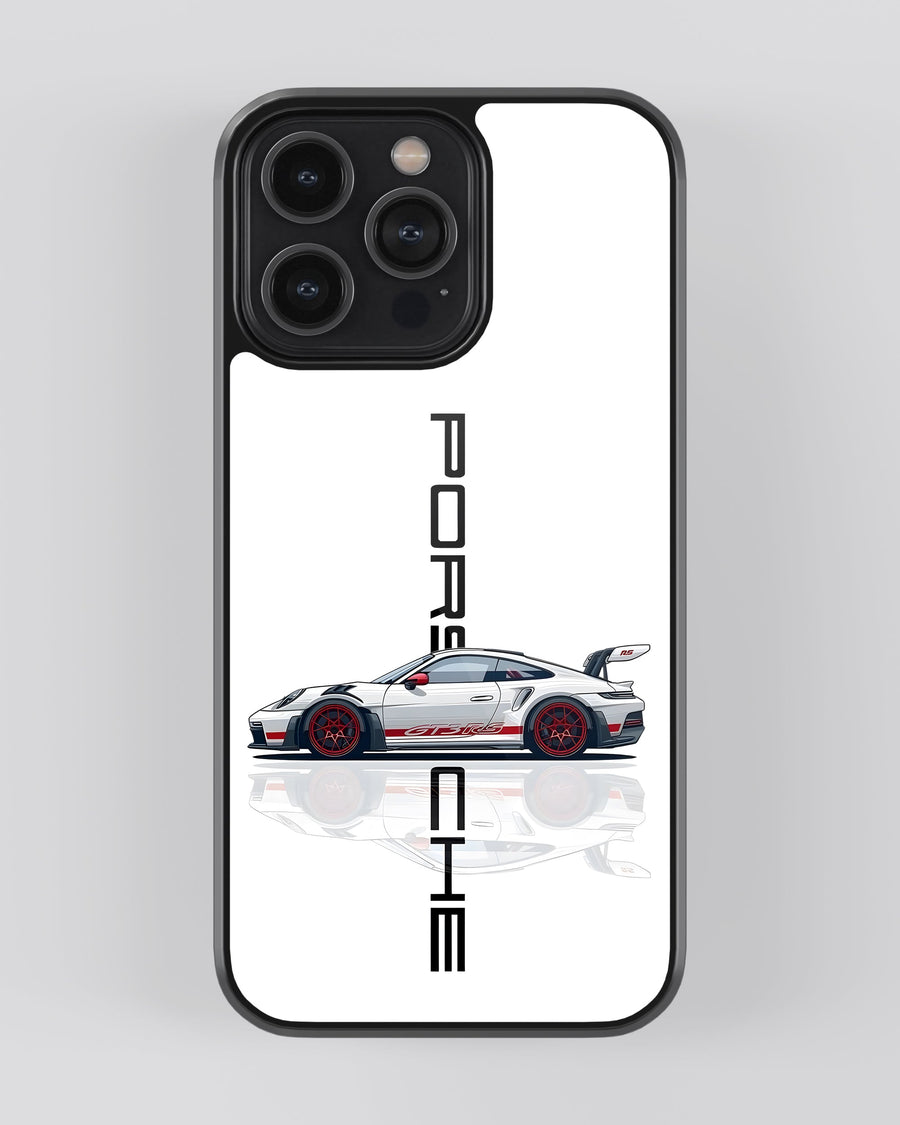 Sports Car Glass Mobile Cover
