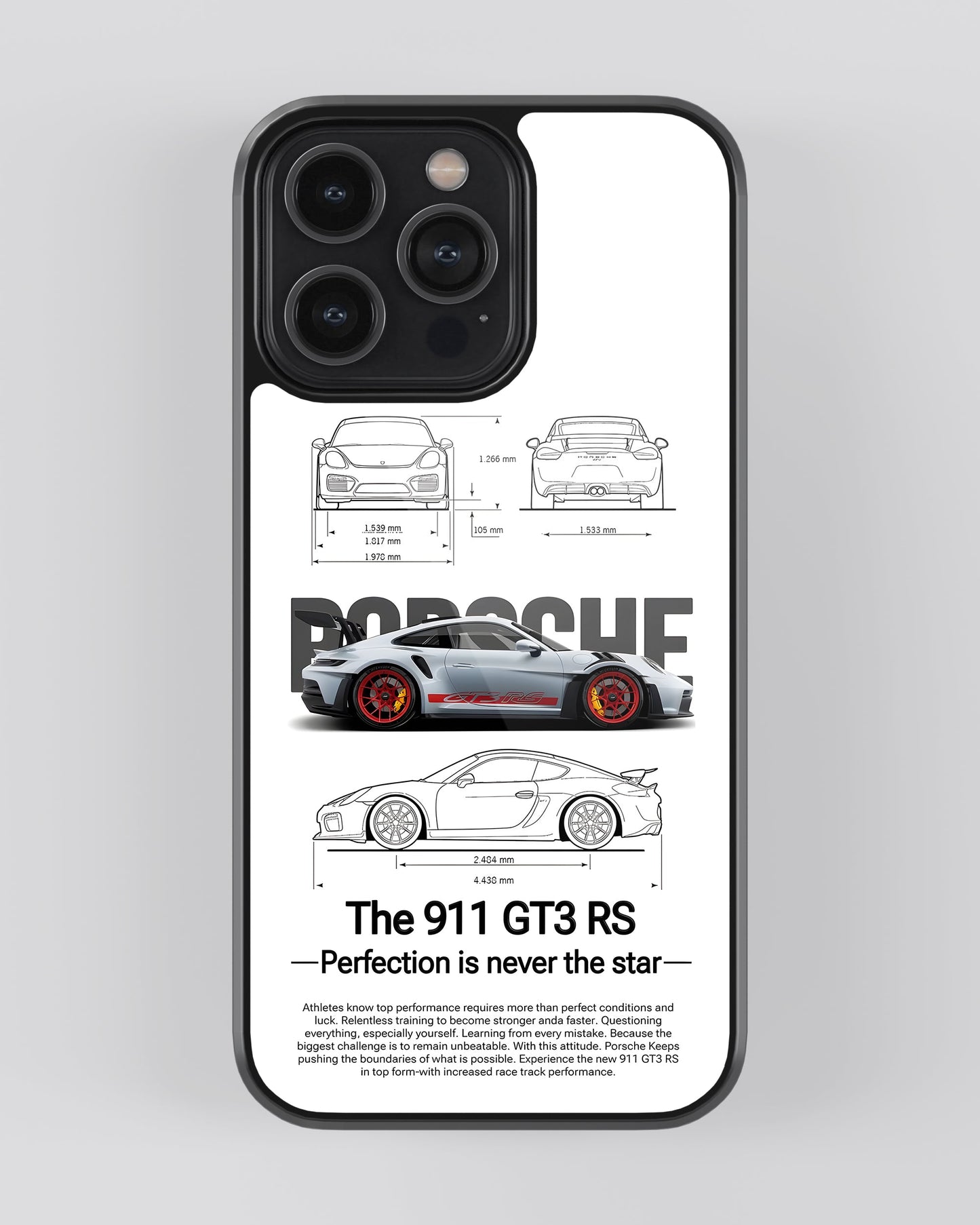 Sports Car Glass Mobile Cover