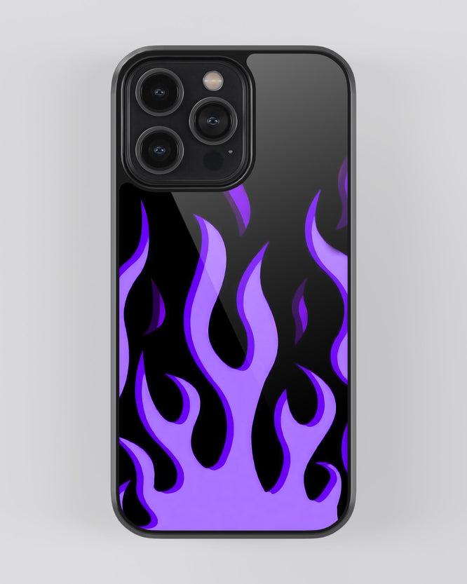 Y2K Mobile Cover (Purple Flame)