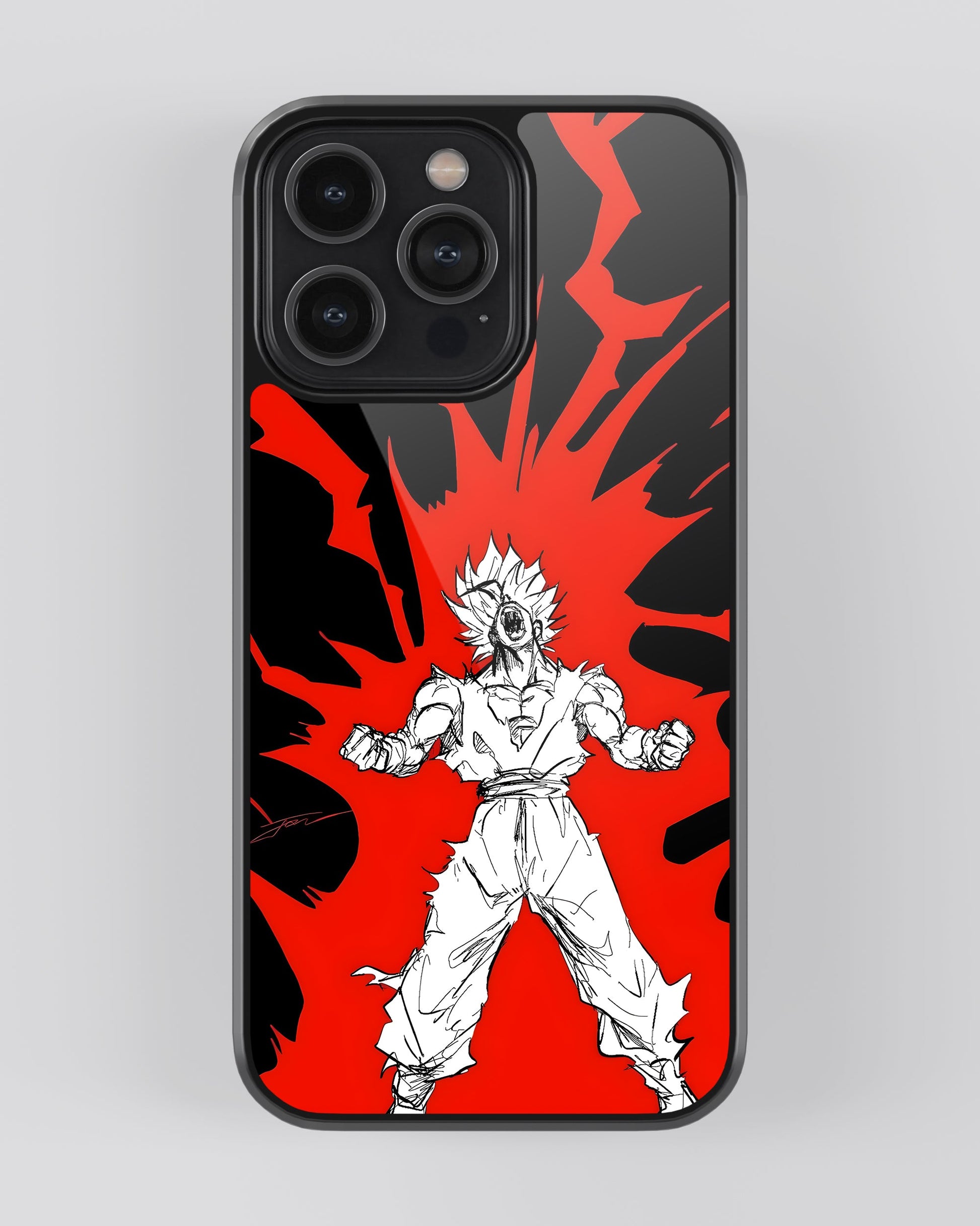 Dragon Ball Z Glass Mobile Cover