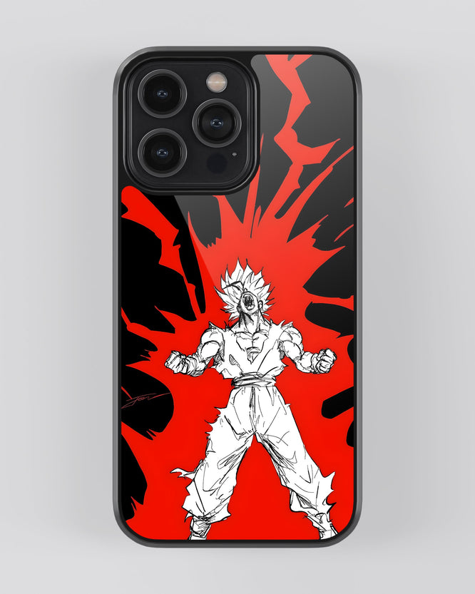 Dragon Ball Z Mobile Cover (Red Goku)