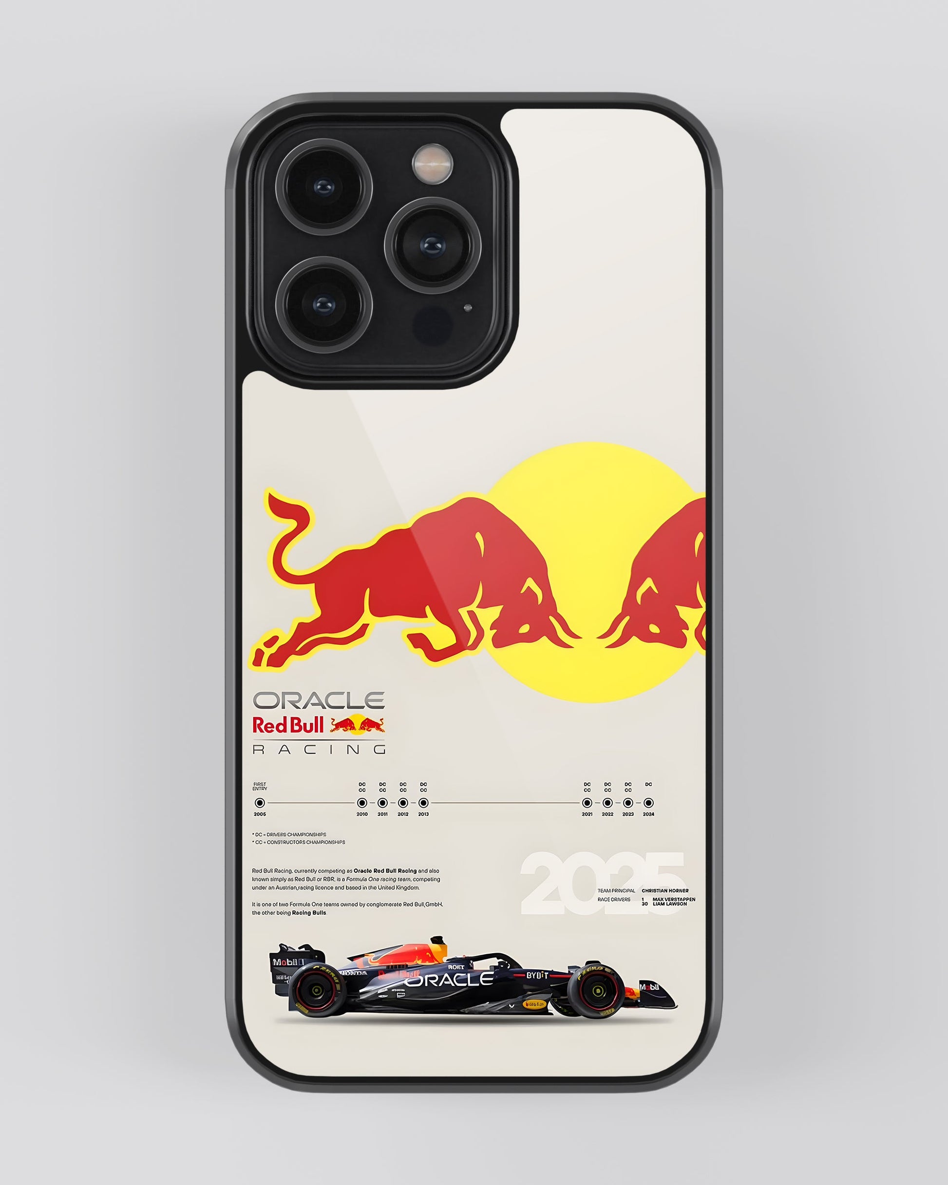 Formula 1 Glass Mobile Cover
