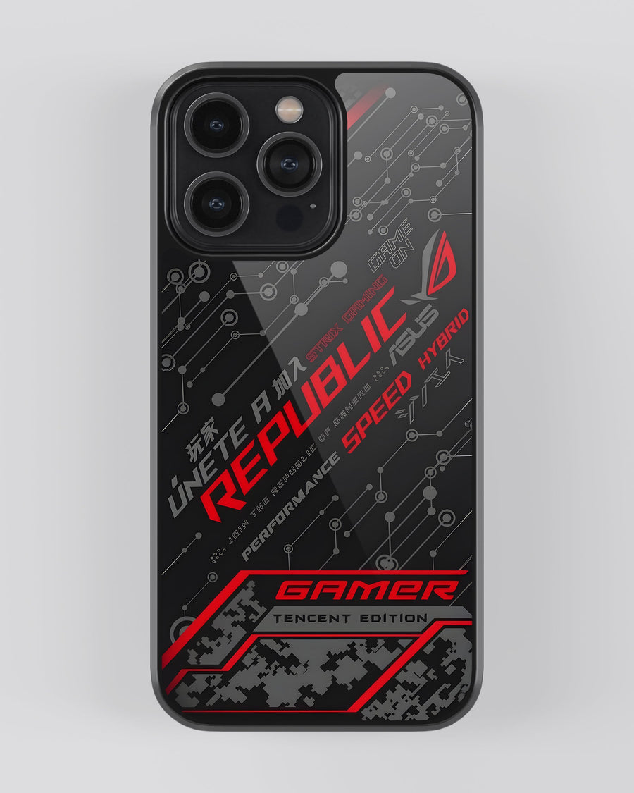 Cyberpunk Glass Mobile Cover