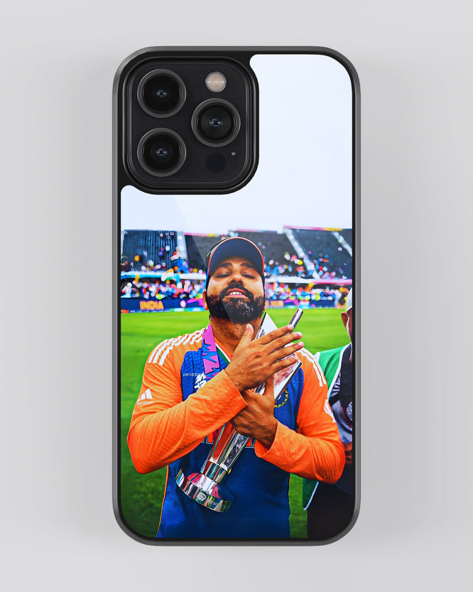 Cricket Mobile Cover (Rohit Sharma T20 Champion)