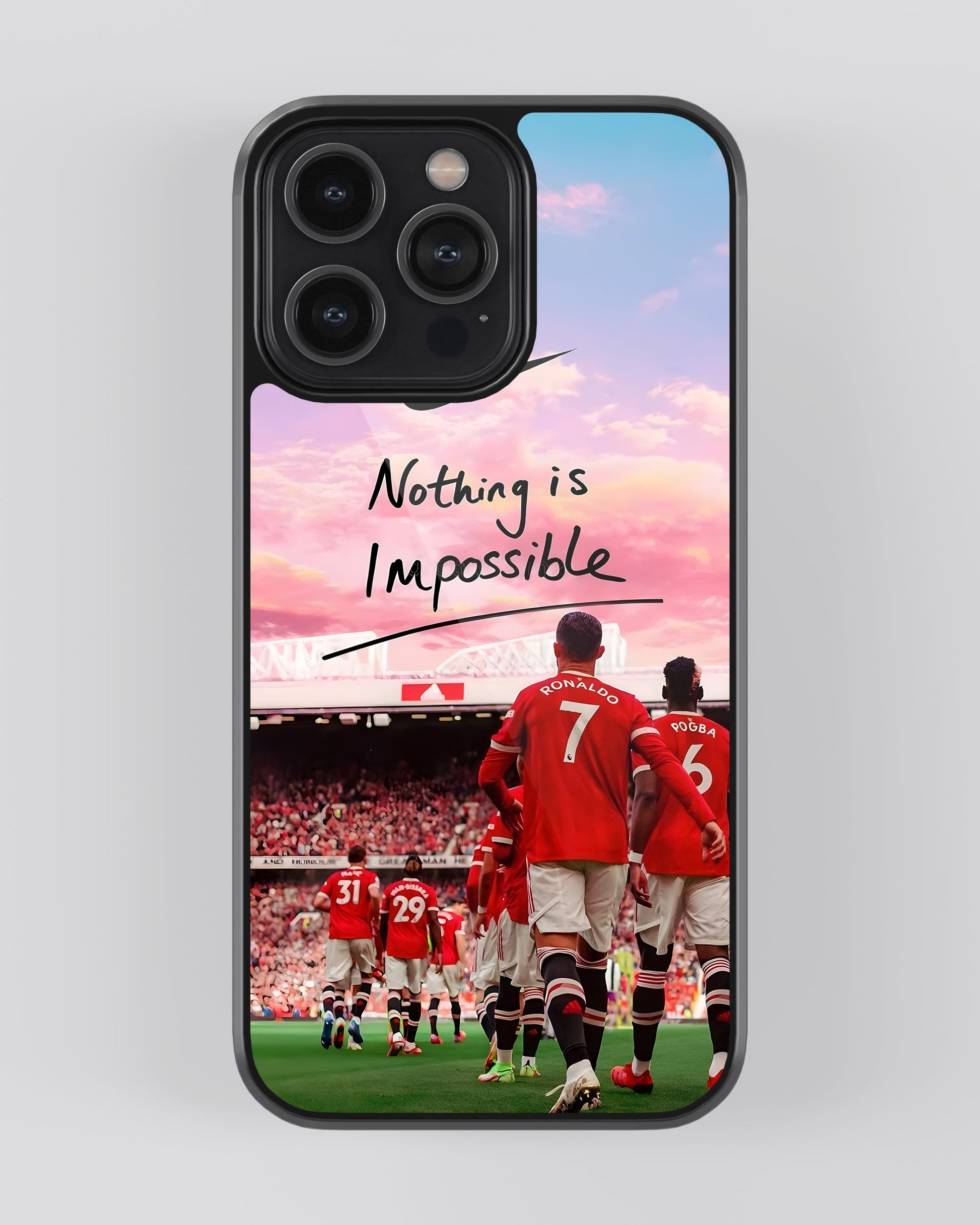 Football Glass Mobile Cover