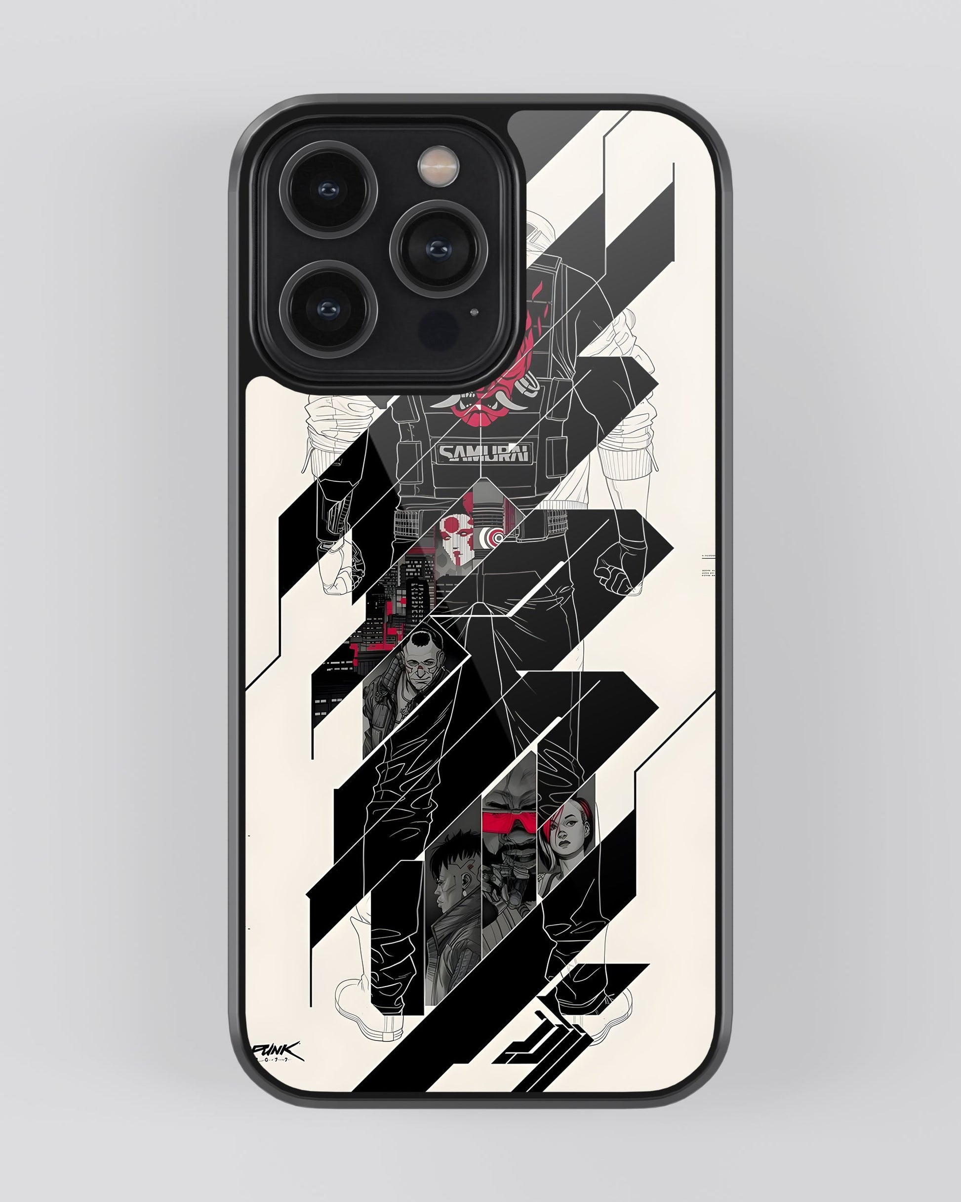 Cyberpunk Glass Mobile Cover