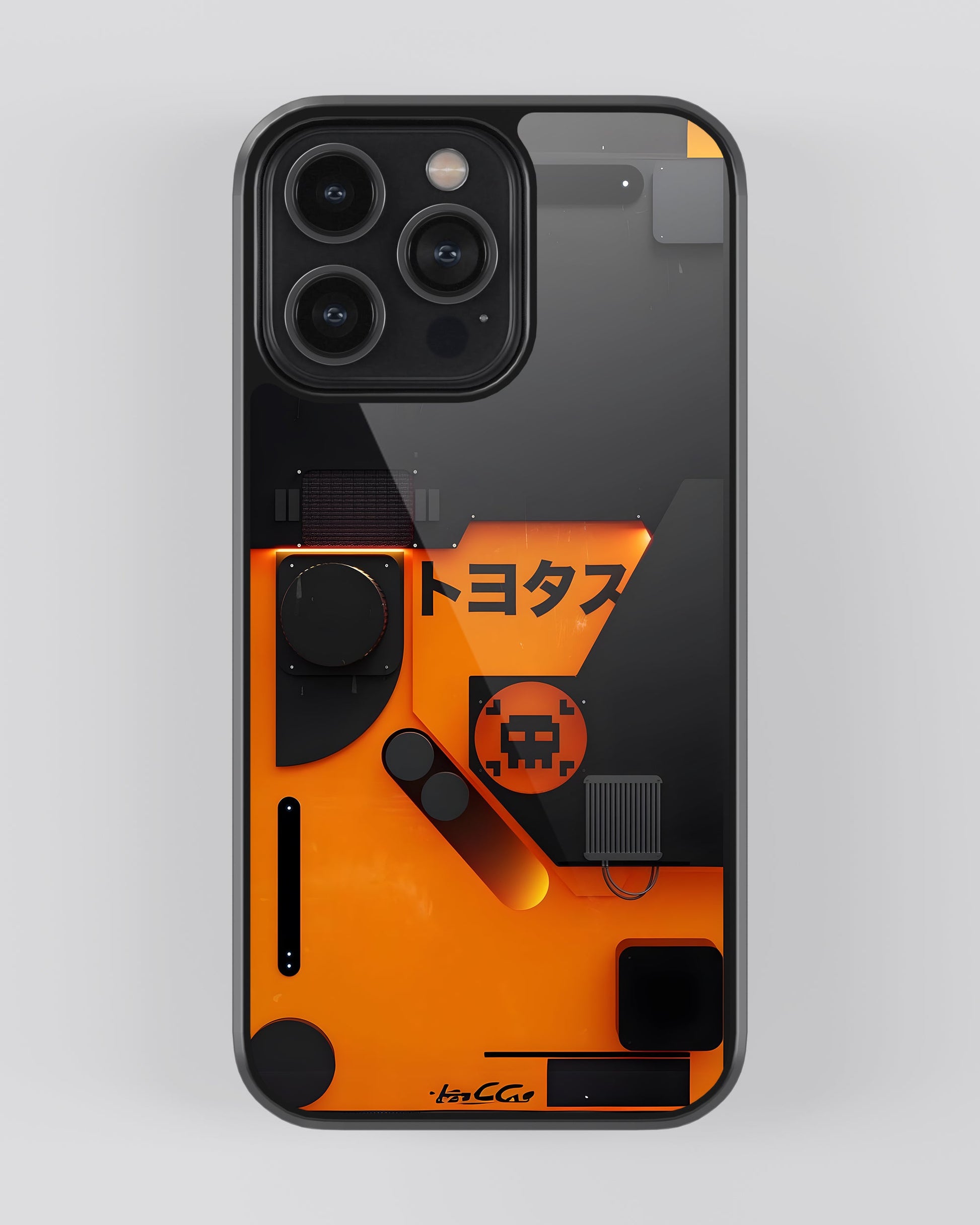 Cyberpunk Glass Mobile Cover