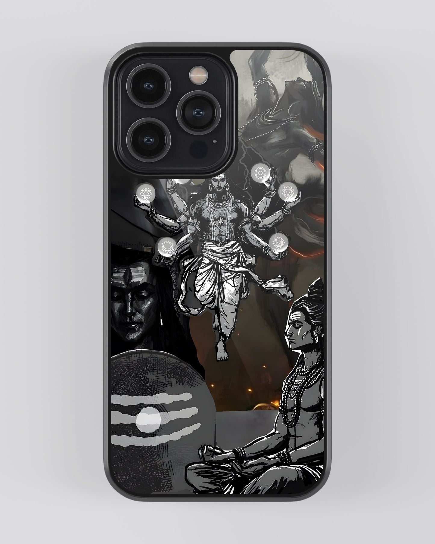 Hindu Gods Glass Mobile Cover