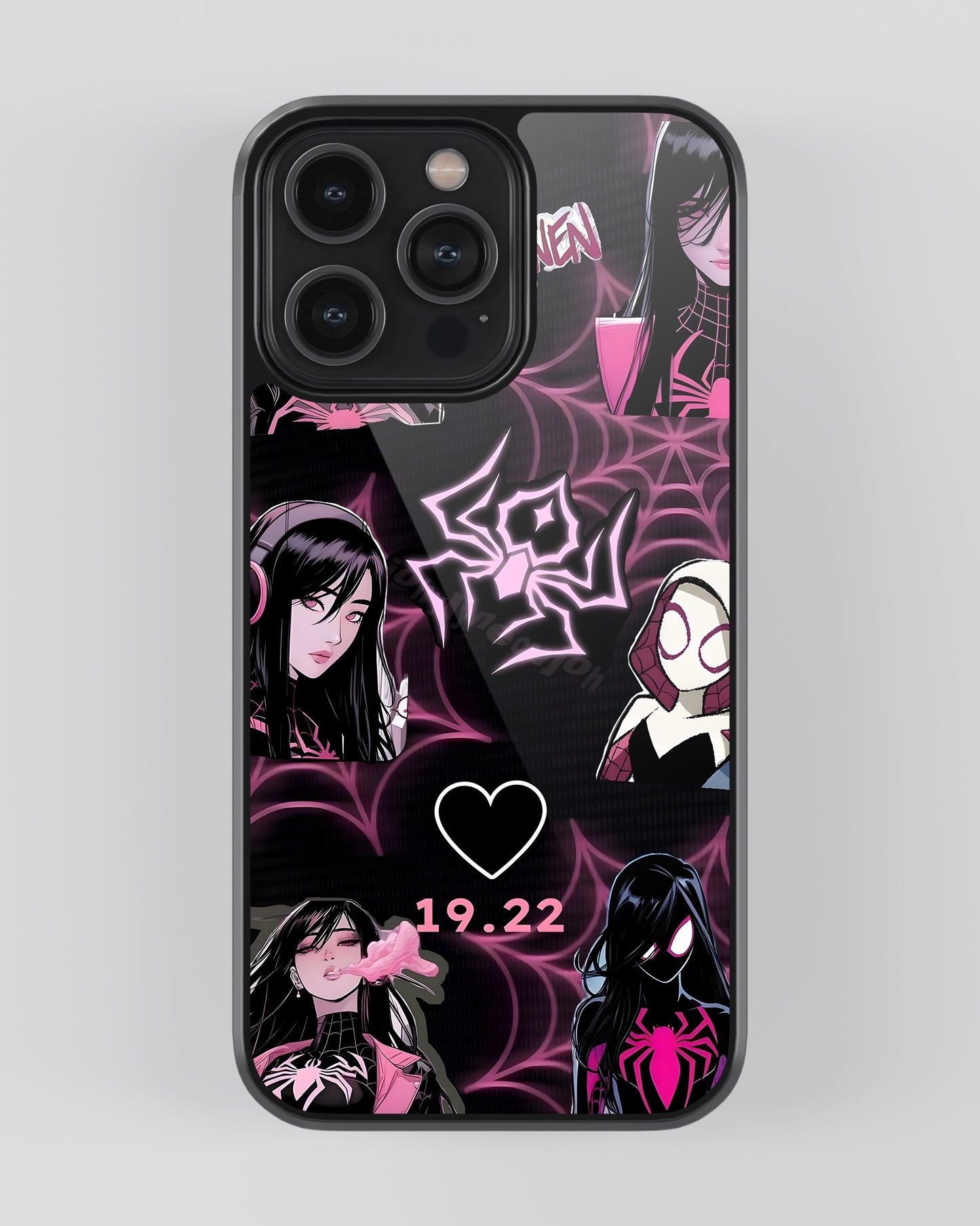 Girls Aesthetic Glass Mobile Cover