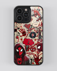 Marvel Glass Mobile Cover