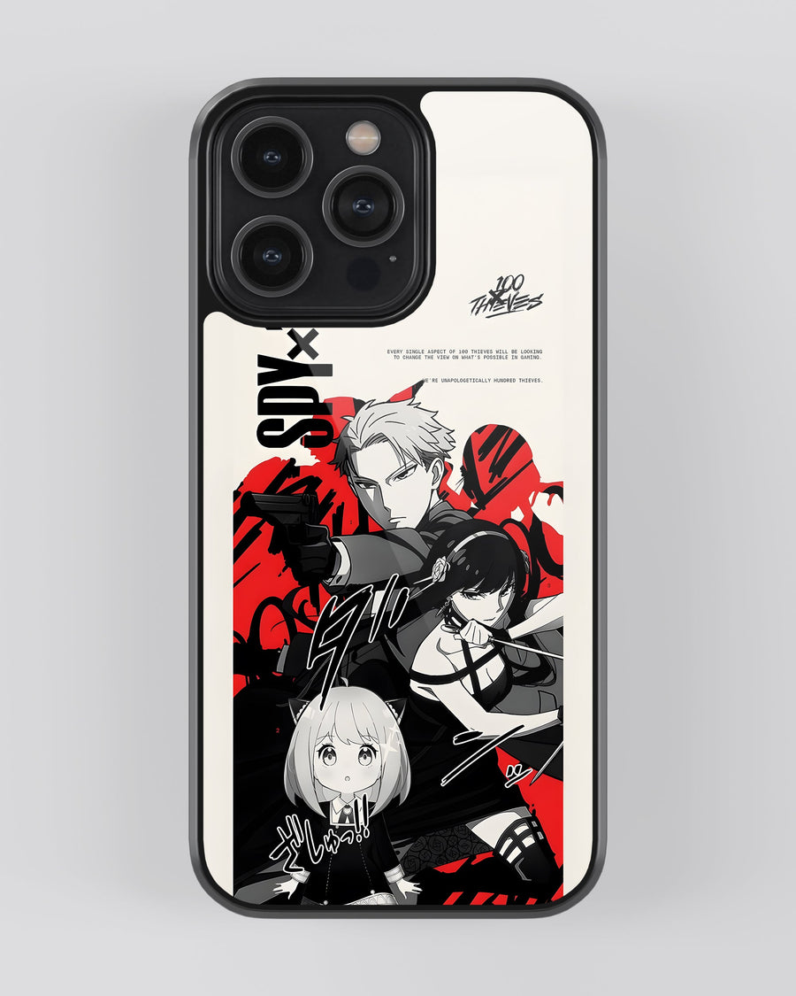 Spy X Family Glass Mobile Cover