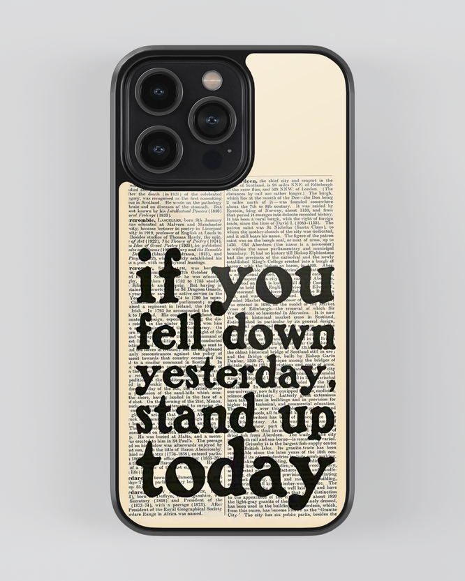 Whispers On Papers Mobile Cover (Stand Up)
