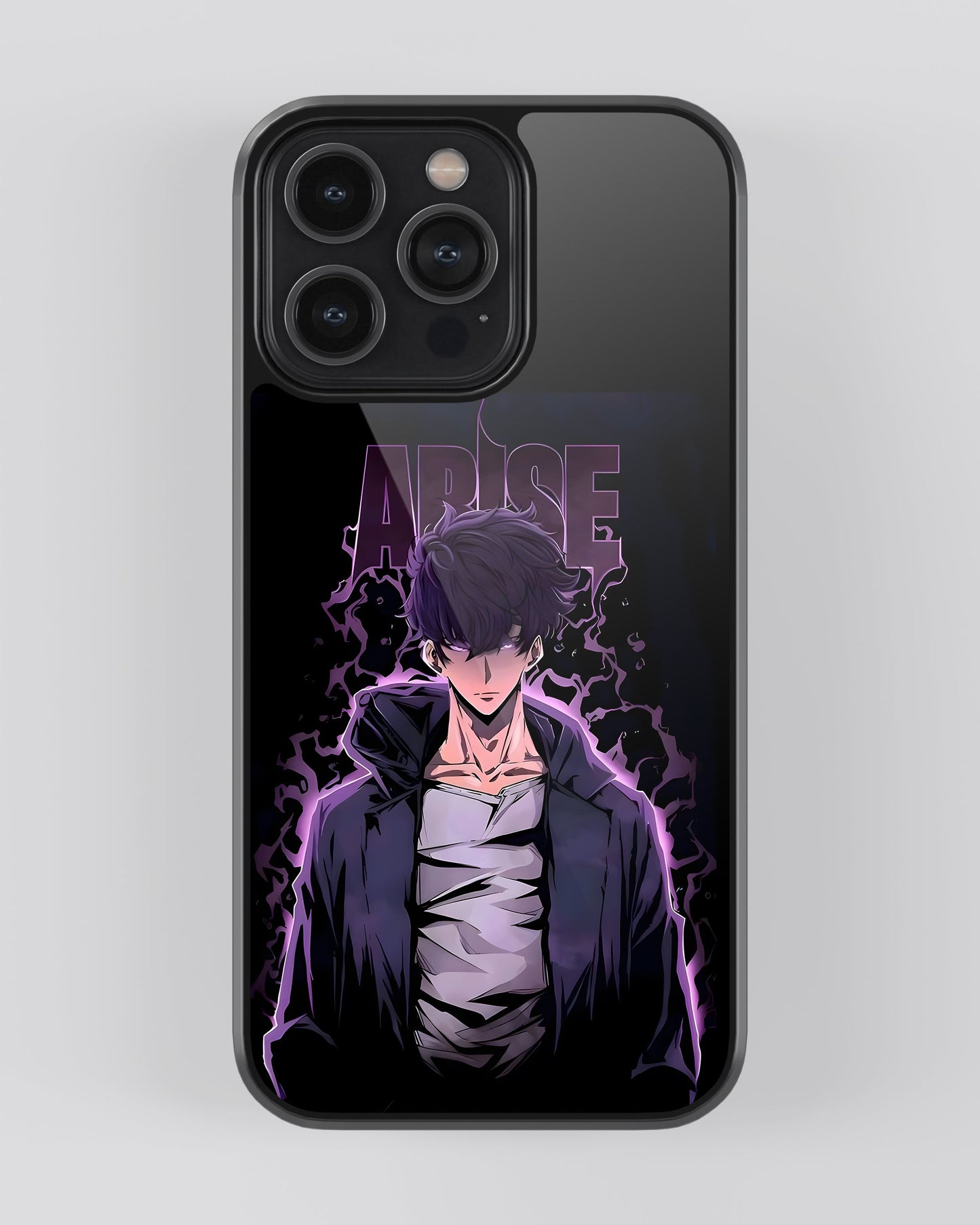 Solo Leveling Glass Mobile Cover
