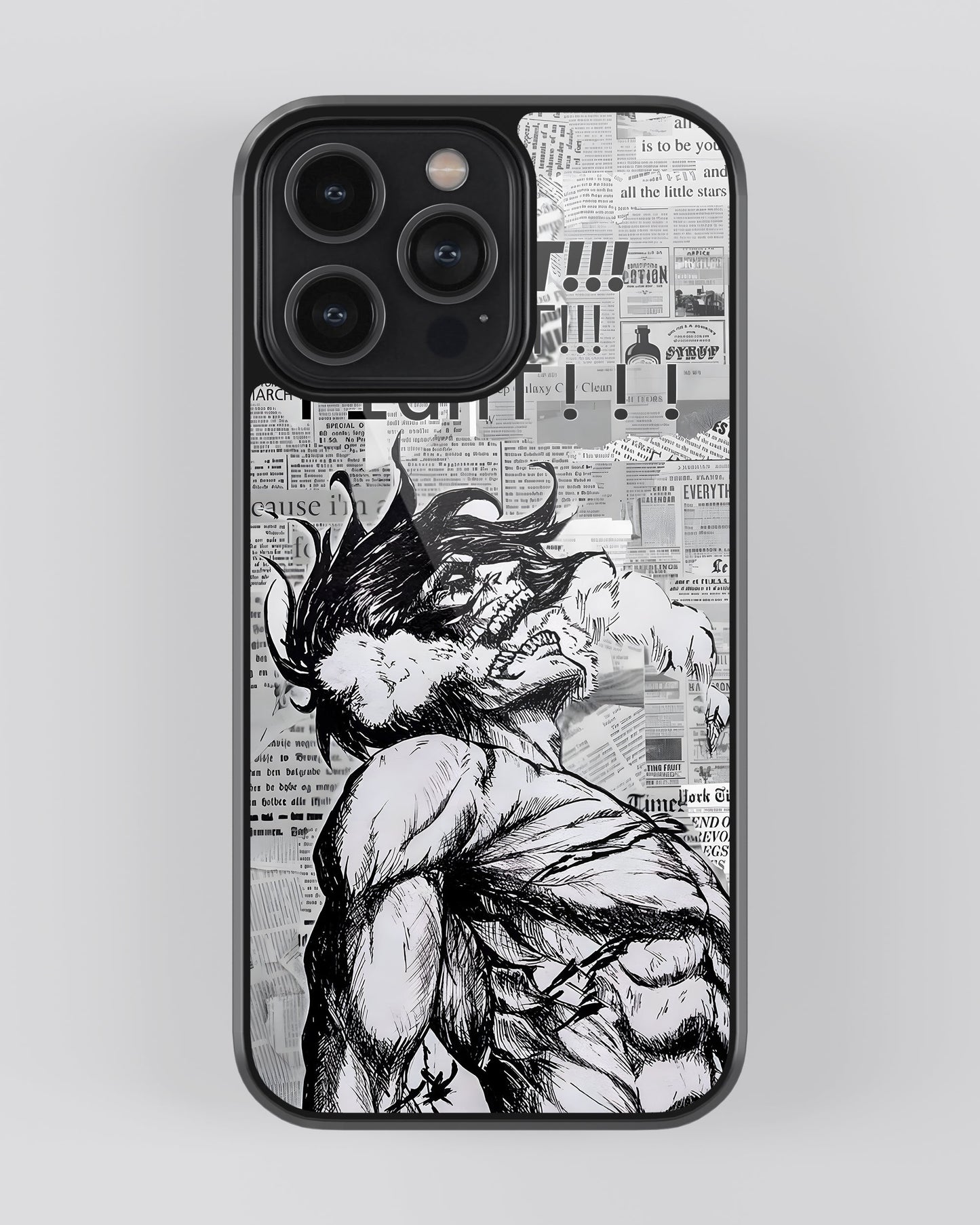 Attack On Titan Glass Mobile Cover
