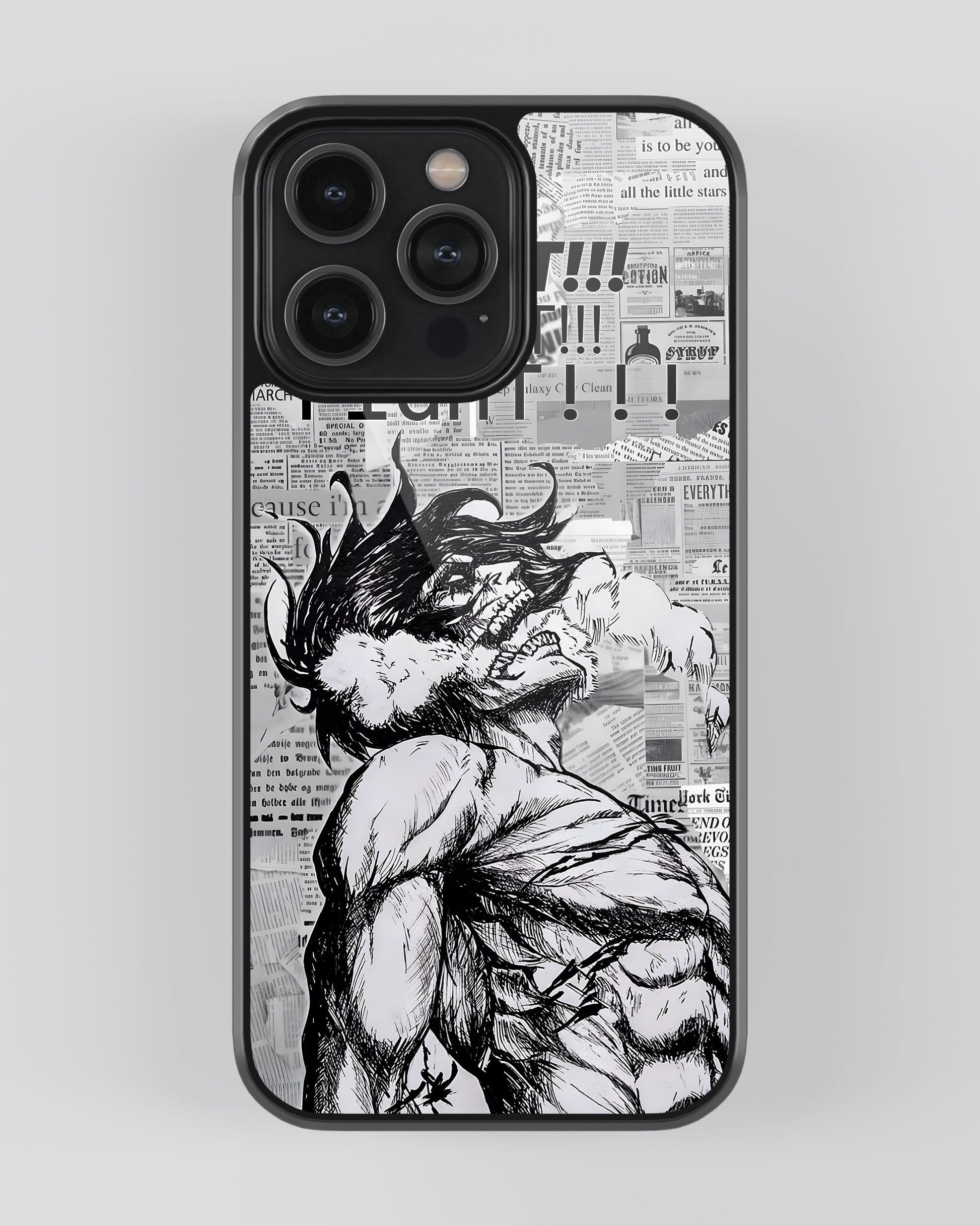Attack On Titan Glass Mobile Cover