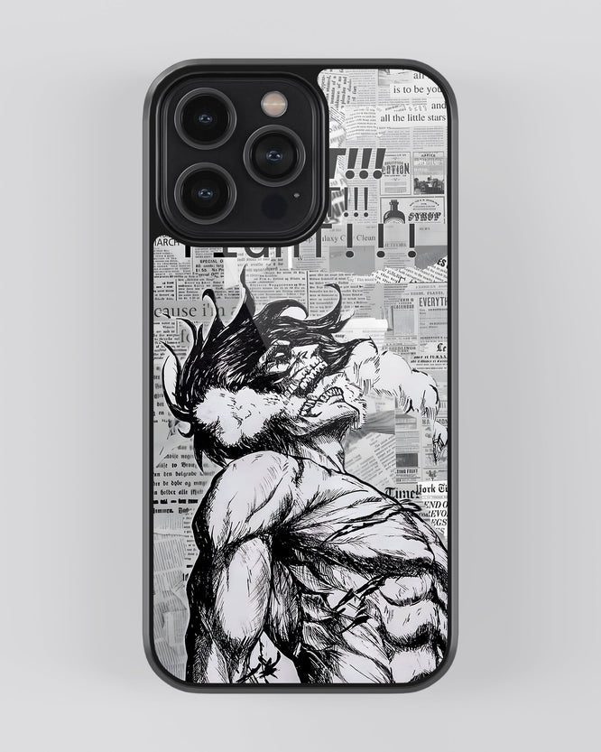 Attack On Titan Mobile Cover (Tatakae)