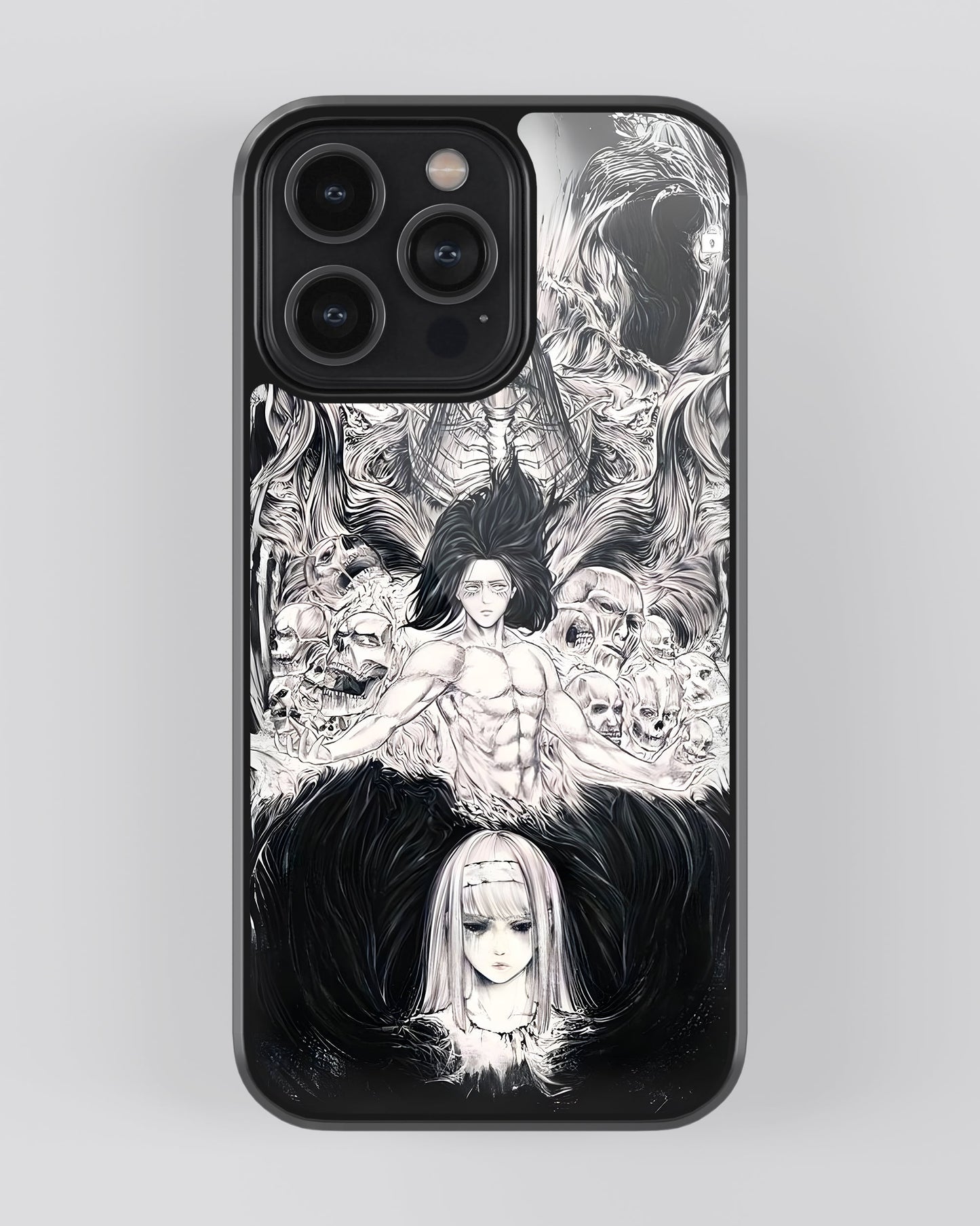 Attack On Titan Glass Mobile Cover