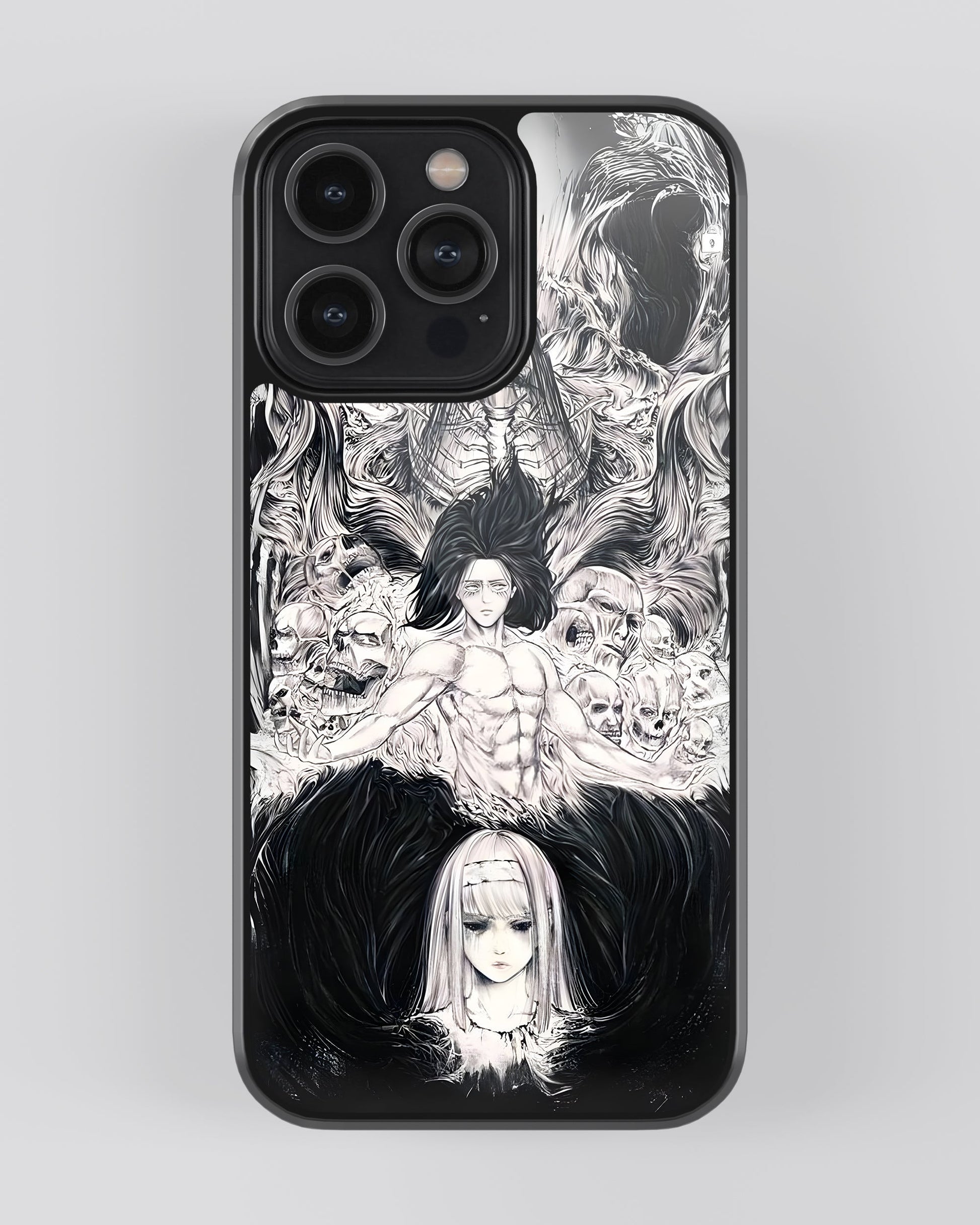Attack On Titan Glass Mobile Cover