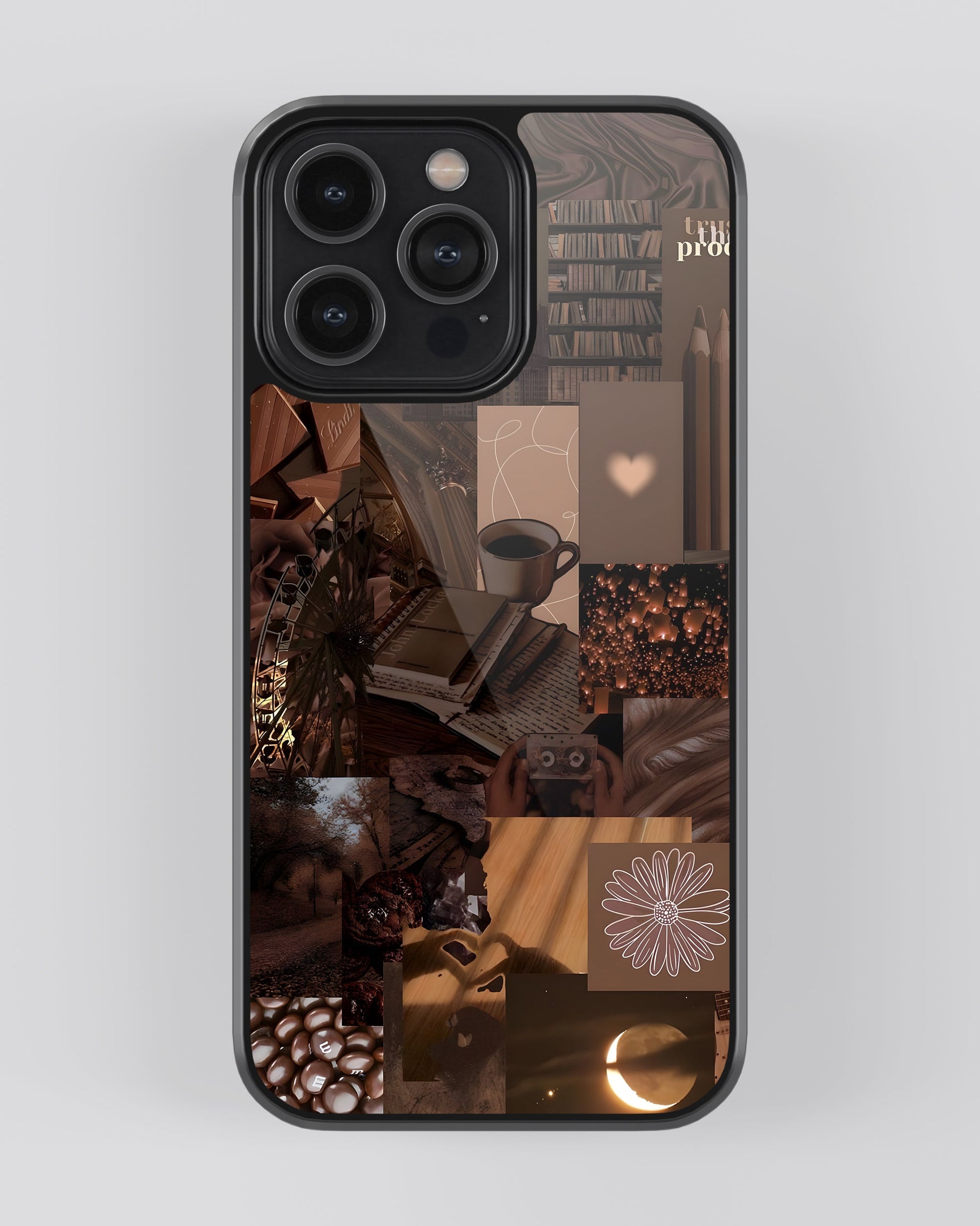 Girls Aesthetic Glass Mobile Cover