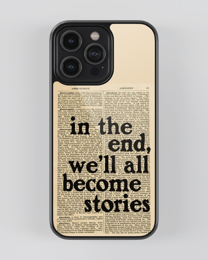 Whispers On Papers Mobile Cover (The End)