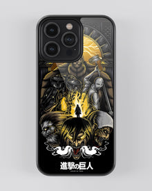 Attack On Titan Glass Mobile Cover