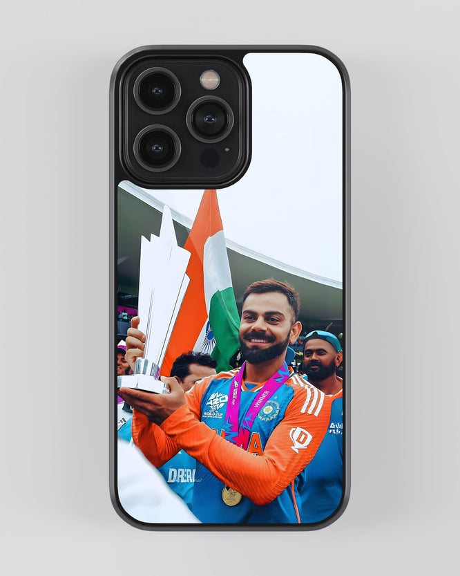 Cricket Mobile Cover (Virat Kohli T20 Champion)