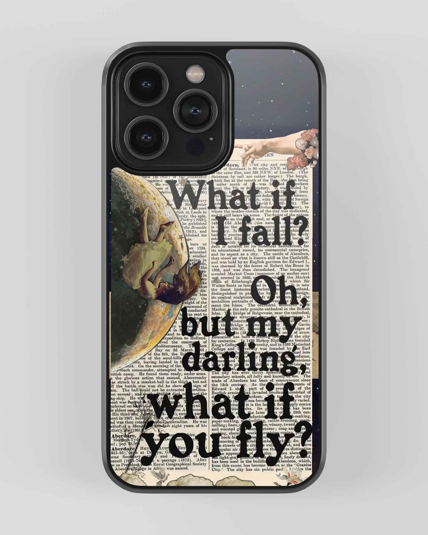 Whispers On Papers Glass Mobile Cover