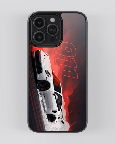 Sports Car Mobile Cover (White 911)
