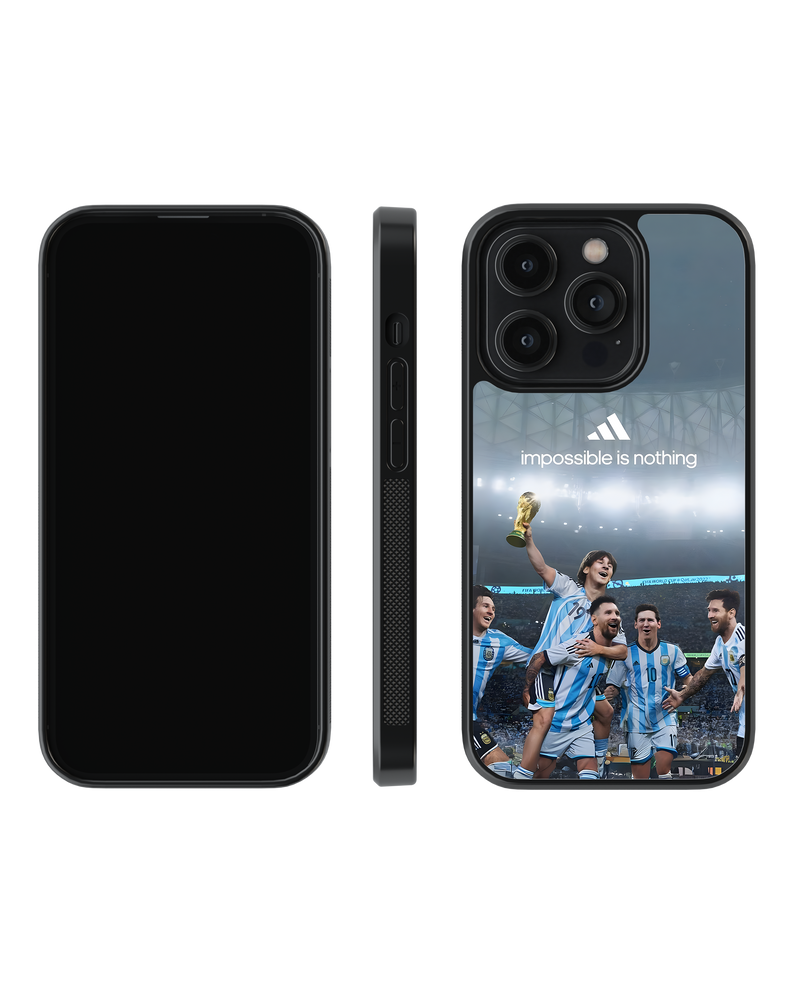 Football Mobile Cover (Messi Nothing is Impossible)