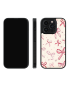 Girls Aesthetic Impact Case (Pink Bows)